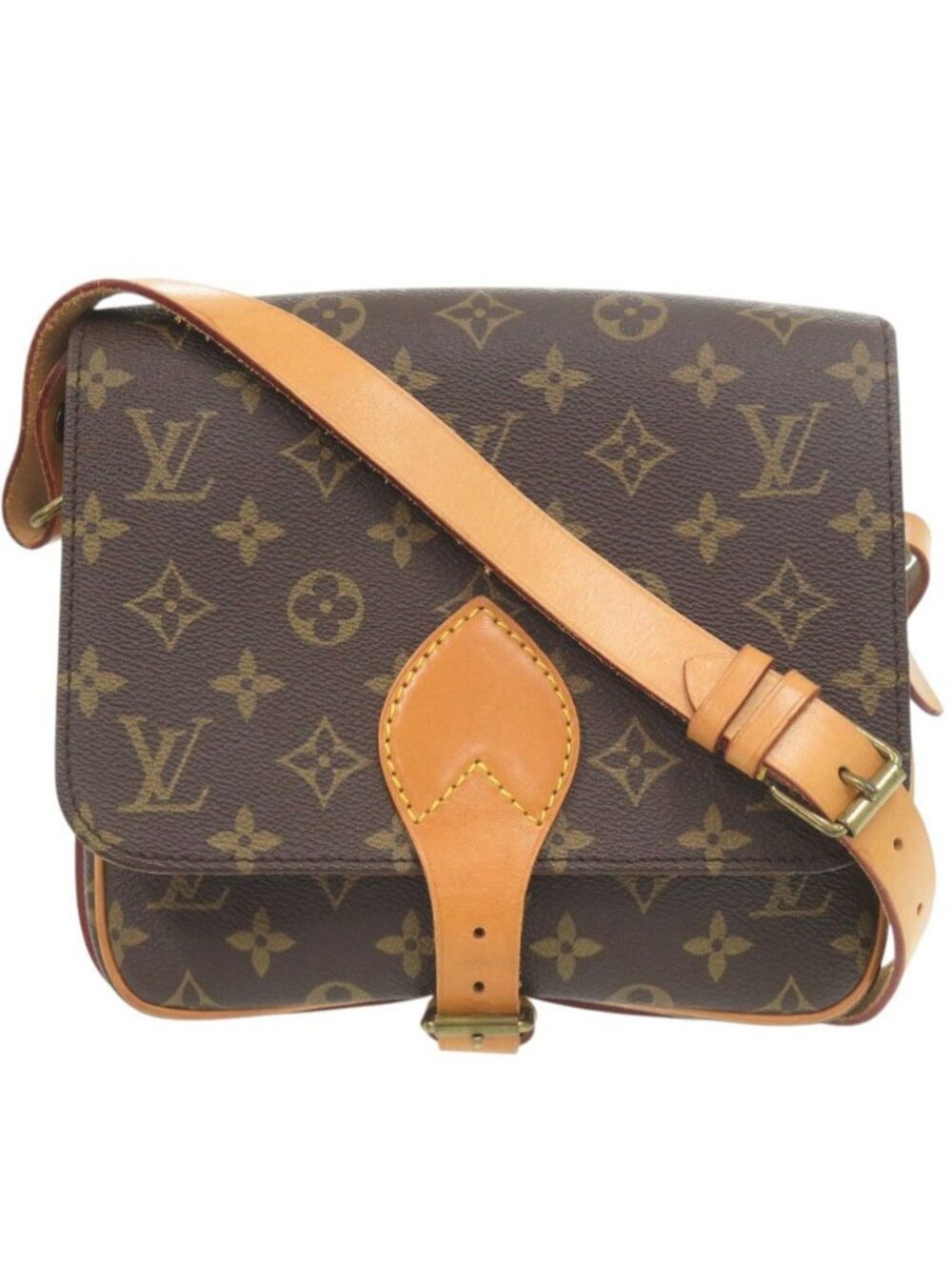Louis Vuitton Cartouchiere 22 Monogram Shoulder Bag